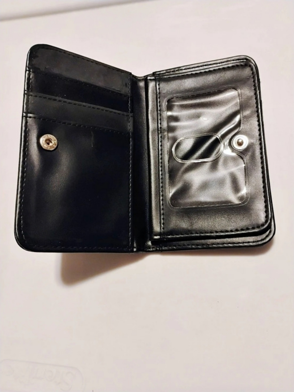 Buxton Leather Organizer Wallet in Black